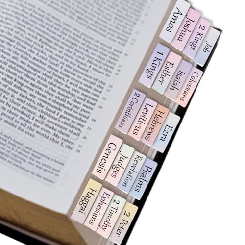 Starboling Bible Tabs,Gradient Reposition Laminated Bible Tab,Bible tabs for Women,Remove