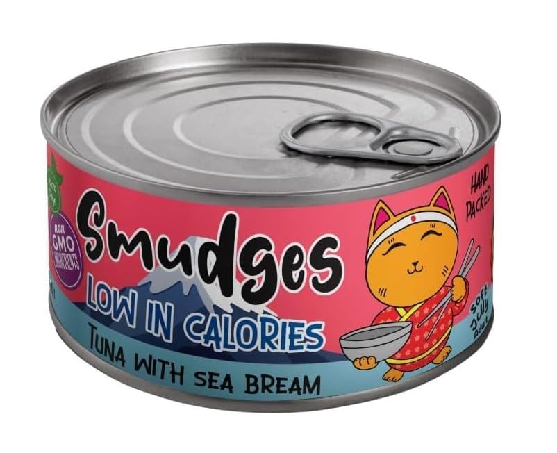 Smudges Cat Adult Canned Food in Gravy Tin 80gm (Pack of 24 cans) - Tuna with Shrimp & Pumpkin (B0CW9VBD4G) Amazon Price History, Amazon Price Tracker