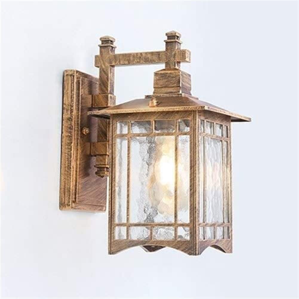 QUSYZD Lamp Post Lights Outdoor, Outdoor Porch Light Fixtures Traditional Outdoor Wall Sconce Lighting Exterior Light Fixtures Outside Wall Light Lantern Wall Mount With Clear,Bronze