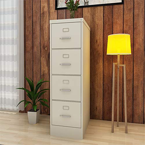 Lorell Fortress File Cabinet, Putty #TOP4