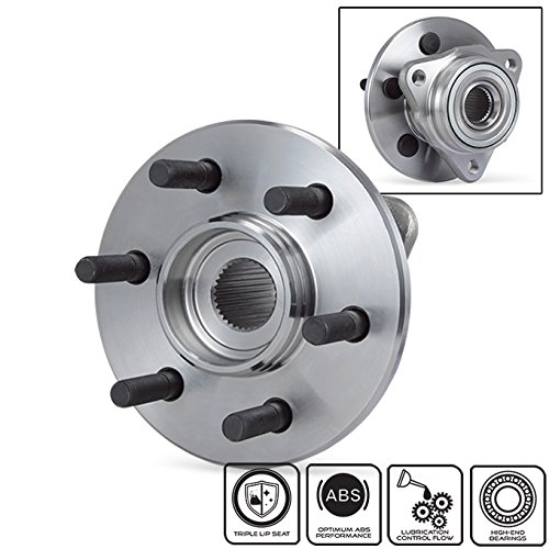 AKKON - for 1997-2004 Dodge Dakota | 1998-2003 Durango 4WD Front Wheel Hub & Bearing & 6 Lug Bolt 515007
