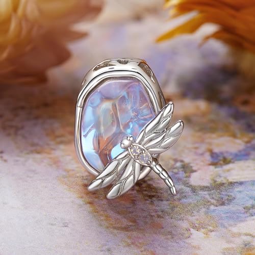 MUNDELL Authentic 925 Sterling Silver Sun Butterfly Heart Moon Lotus Shiny CZ Pendant Charm for Original Charm Bracelet or Bangle3