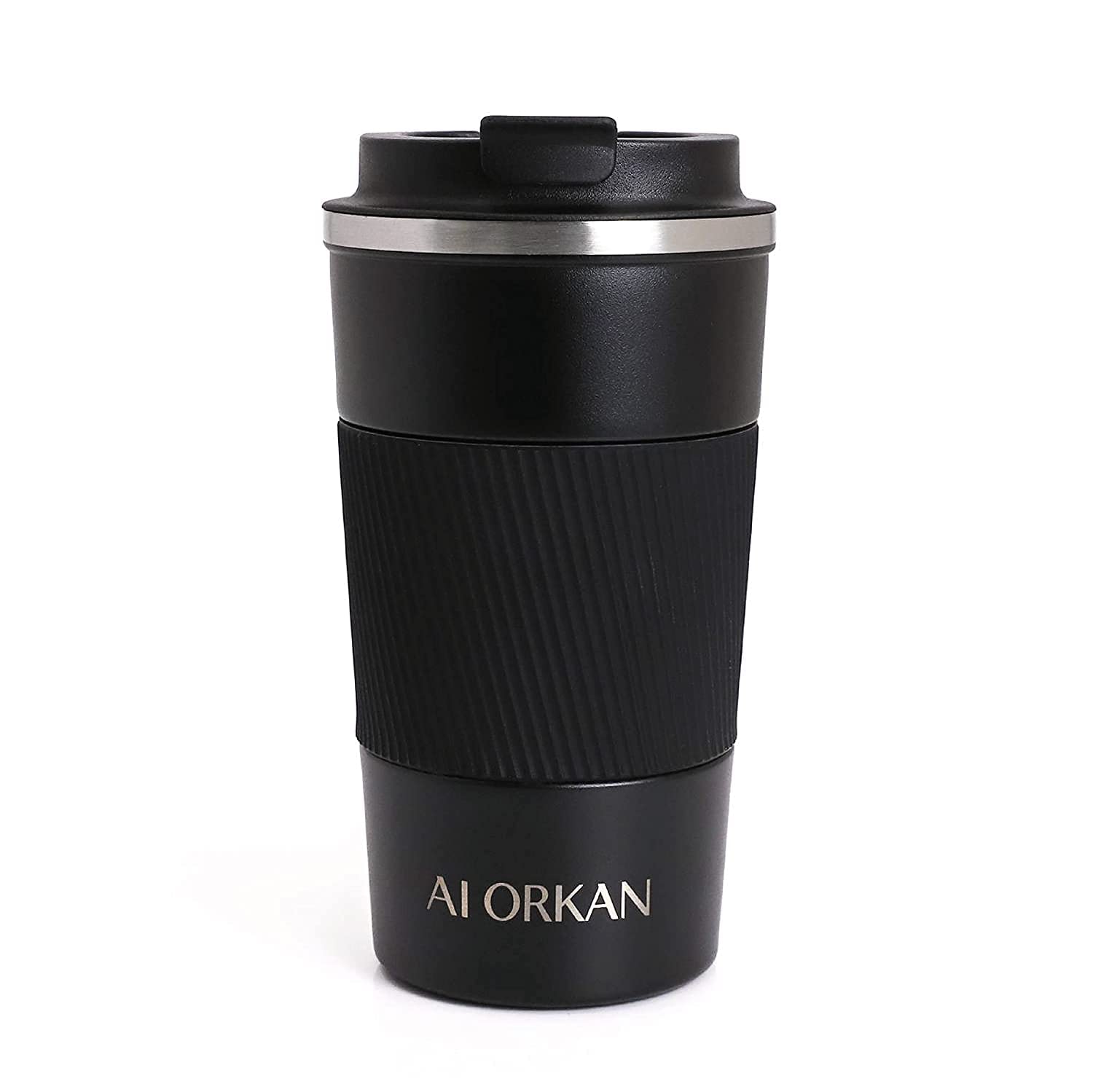 Al Orkan travel coffee mug 510ml, Stainless Steel Vacuum Tumbler for Home Office Outdoor Work, Reusable Tumbler Cups for Keep Hot/Ice Coffee,tea/beer,Great for Ice Drinks and Hot Beverage