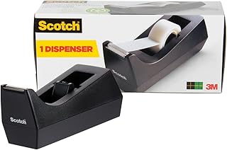 Scotch Desktop Tape Dispenser Black C-38
