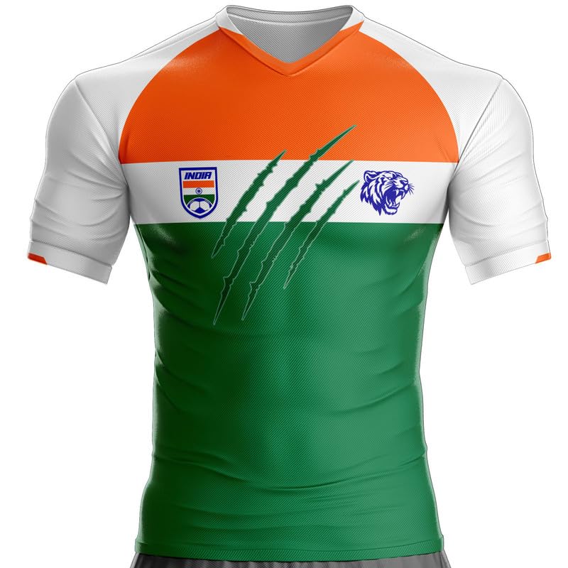 Maglia indiana calcio ID-91 regalo, bandiera indiana