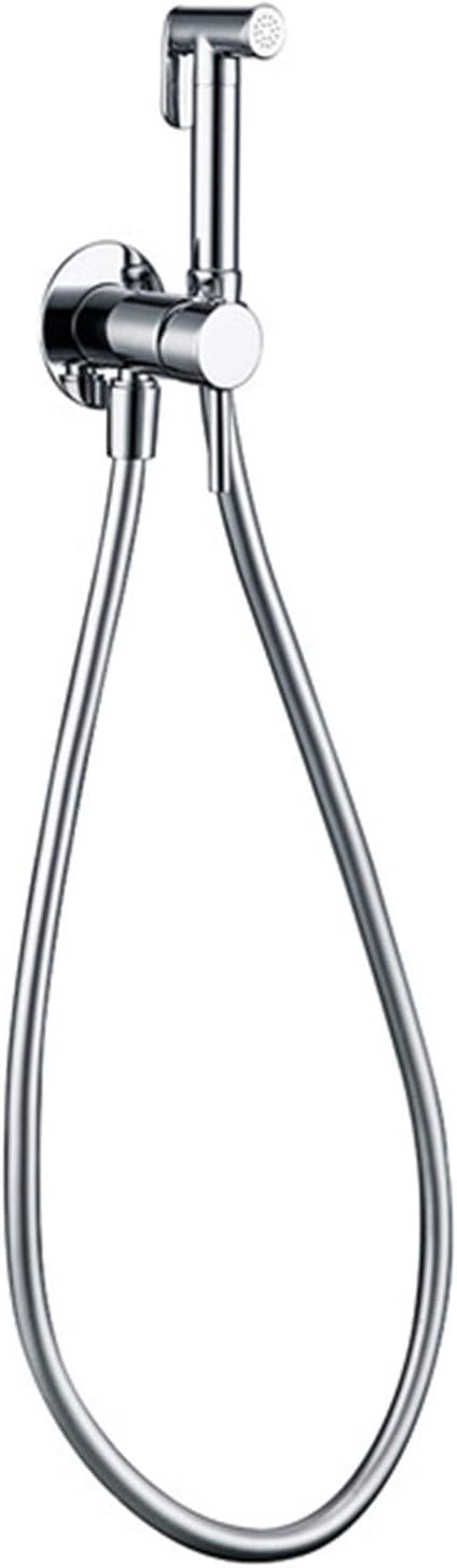 Handheld Bidet Sprayer for Toilet, Bidet Toilet Attachment Sprayer, Cloth Diaper Sprayer Kit, DIY Installation,Polished Chrome(Polished Chrome)