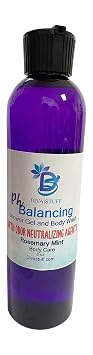 Diva Stuff Ph Balancing Body Wash/Gel With Odor Neutralizing Agents, Rosemary Mint Scent, 8oz
