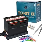 Smoke2u® Toaster 2.0 | Premium Elektrischer Shisha Kohleanzünder mit Griff und Gitterschutz inkl. Zange und Hygienemundstücke | 800W Dreiseitiges-Hitzesystem | Unter 6 min fertig