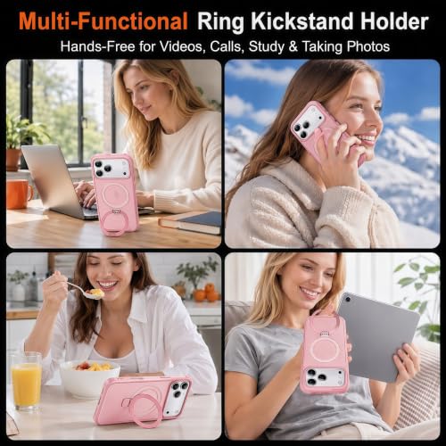 Image of for iPhone 18 Pro Max & iPhone 17 Pro Max Case with Stand,Pink
