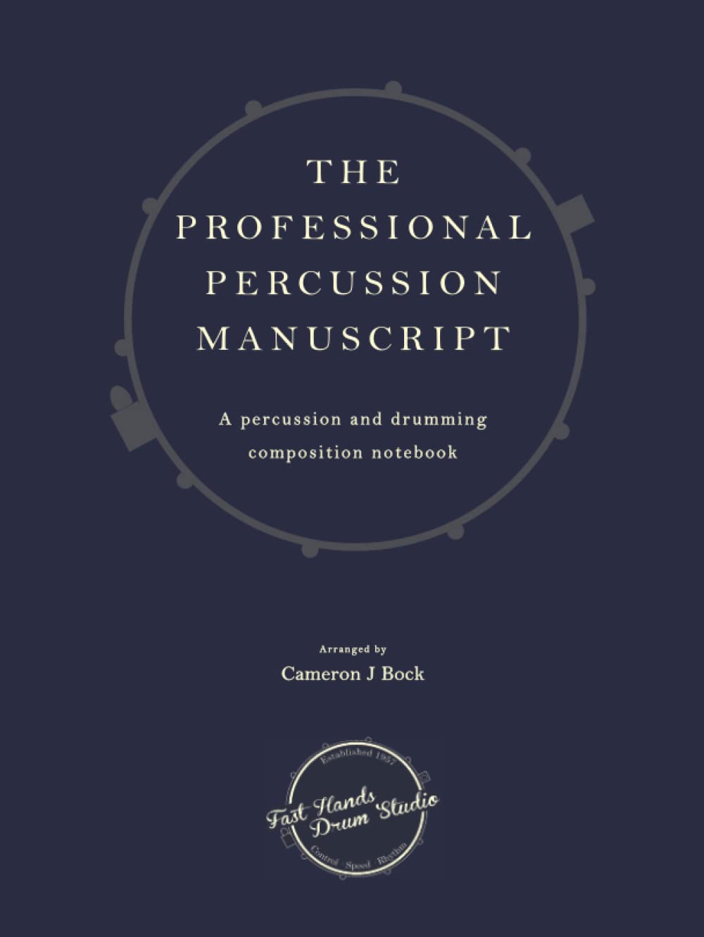Manuscrit de percussion de qualité supérieure pour écriture musicale nette