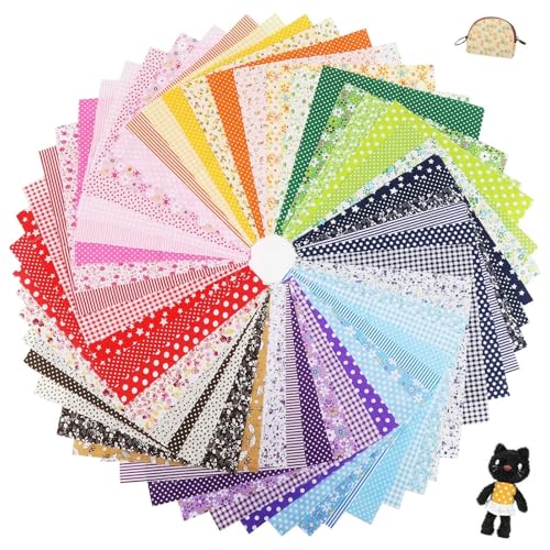 50 Stück Stoffe zum Nähen, 20 x 20 cm Baumwollstoff Paket Patchwork Stoffe Stücke Paket Baumwolltuch Stoffpaket Stoffes Set, Bunt Muster Baumwollstoff für Kleidung Vorhänge Bettwäsche DIY Basteln 50 Stück Stoffe zum Nähen, 20 x 20 cm Baumwollstoff Paket Patchwork Stoffe Stücke Paket Baumwolltuch Stoffpaket Stoffes Set, Bunt Muster Baumwollstoff für Kleidung Vorhänge Bettwäsche DIY Basteln