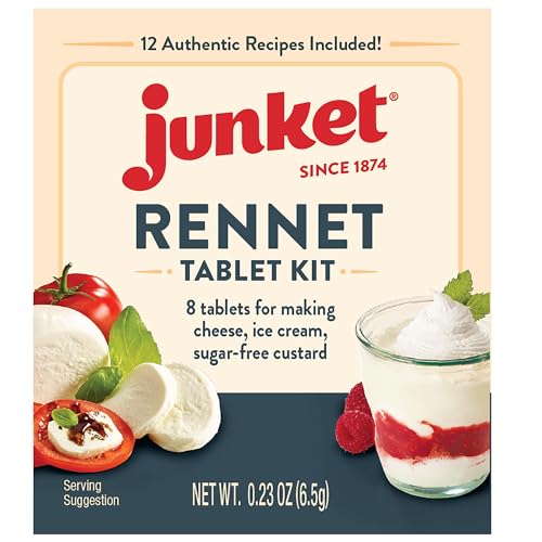 JUNKET DESSERTS Rennet Tablet Kit, 0.23 OZ