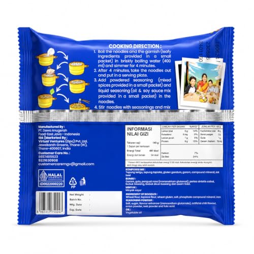 Image of Mom's Mie Lime Tomato Mint Instant Noodles 140g | Vegetarian Thai Instant Ramen | Tangy & Refreshing Gourmet Soup | Imported Thai