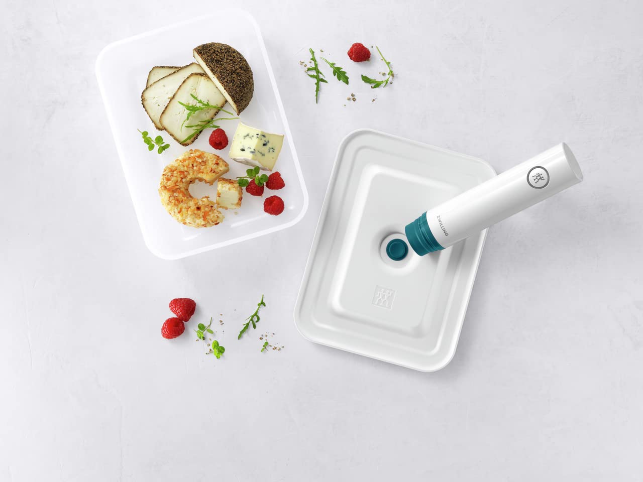 ZWILLING Fresh & Save - Set di contenitori per il pranzo, misura L, 3 pezzi, in plastica, La Mer