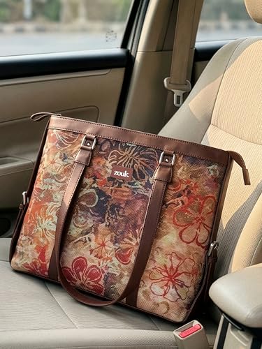 Image of ZOUK Office Bag | Stylish Bags for Office Use | Laptop Bag 15.6 inch | Stylish Tote for Office Use | Purse for Women | Vegan Leather Handbag | Daily & Travel Use |