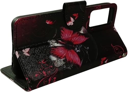 Miniatura 5 de Zase TCL 40 XE 5G (Verizon) - Funda protectora para teléfono, bonita mujer, de piel sintética de alta calidad, con función atril, soporte