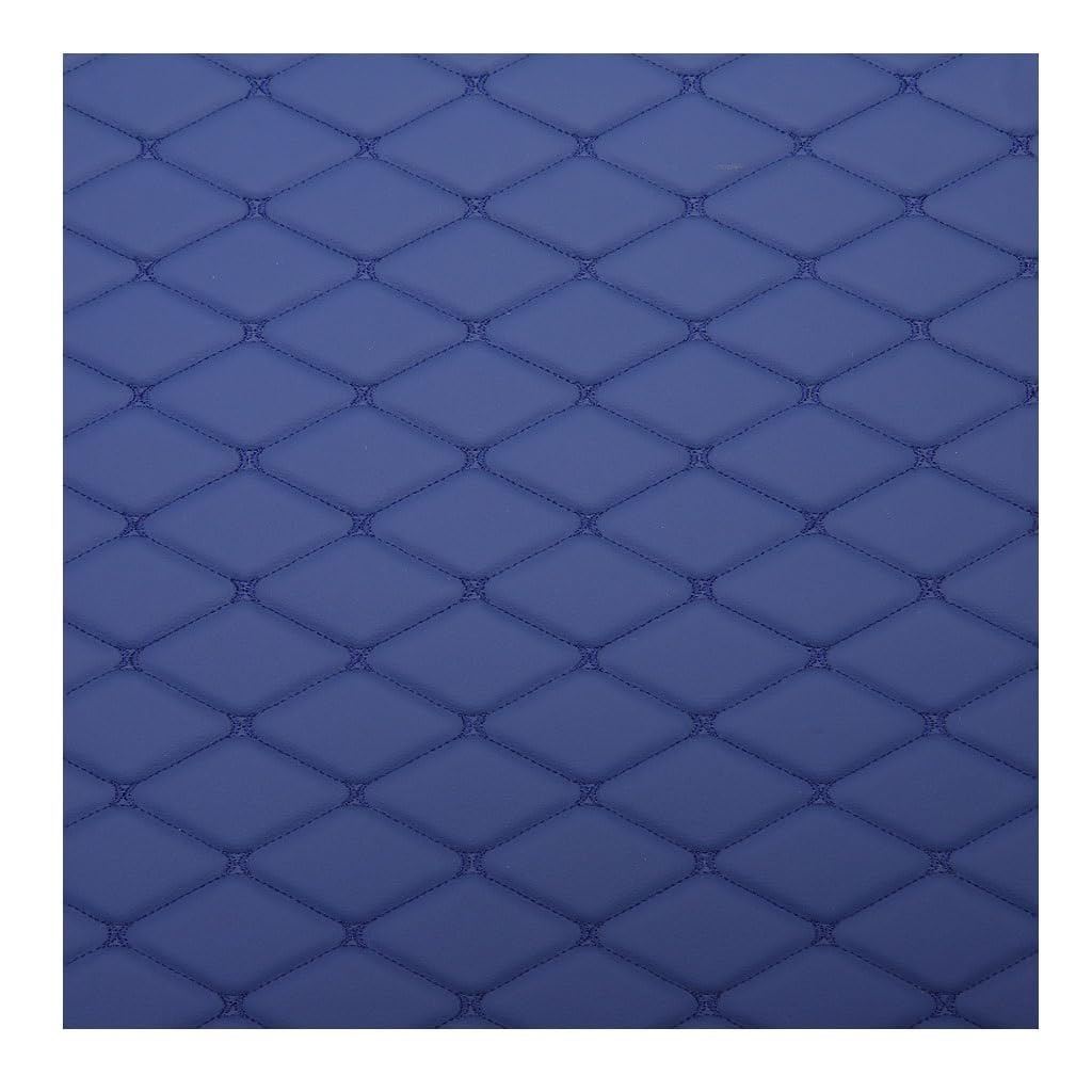 Tissu similicuir doux au mètre bleu pour canapé et sièges auto 1.6x3m
