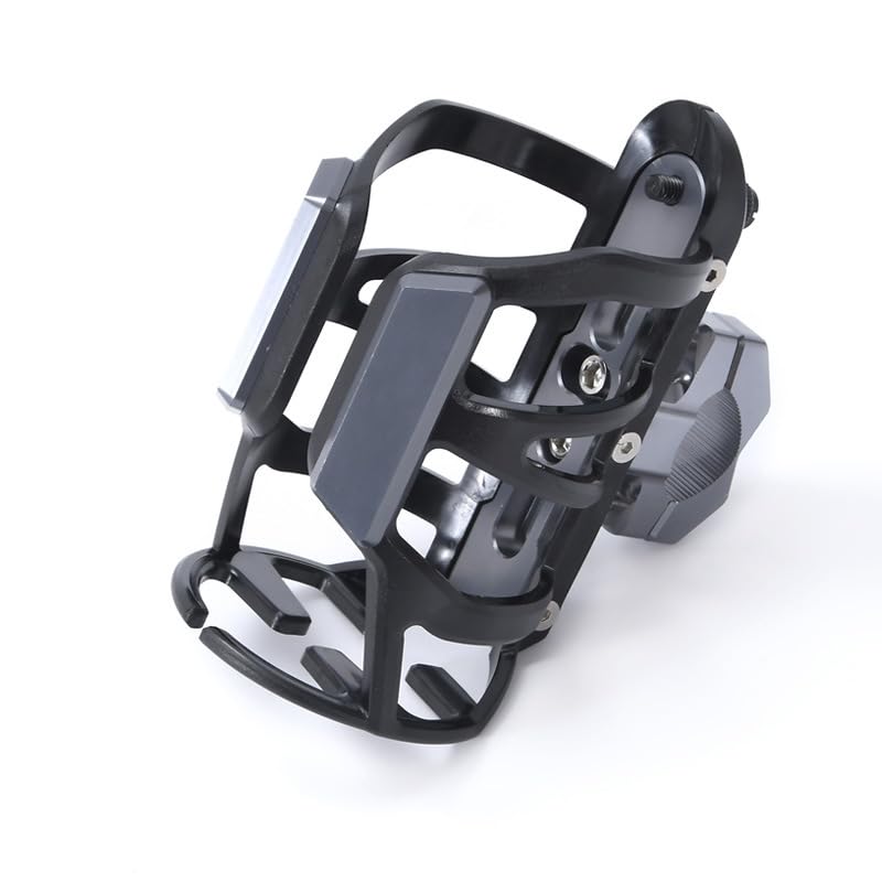 BIRNN Soporte para Tazas de Motocicleta para Triumph Bonneville T120 2016 2017 2018 2019 2020 2021 2022 2023 2024 2025, Portavasos para Manillar de Motocicleta, D Gray
