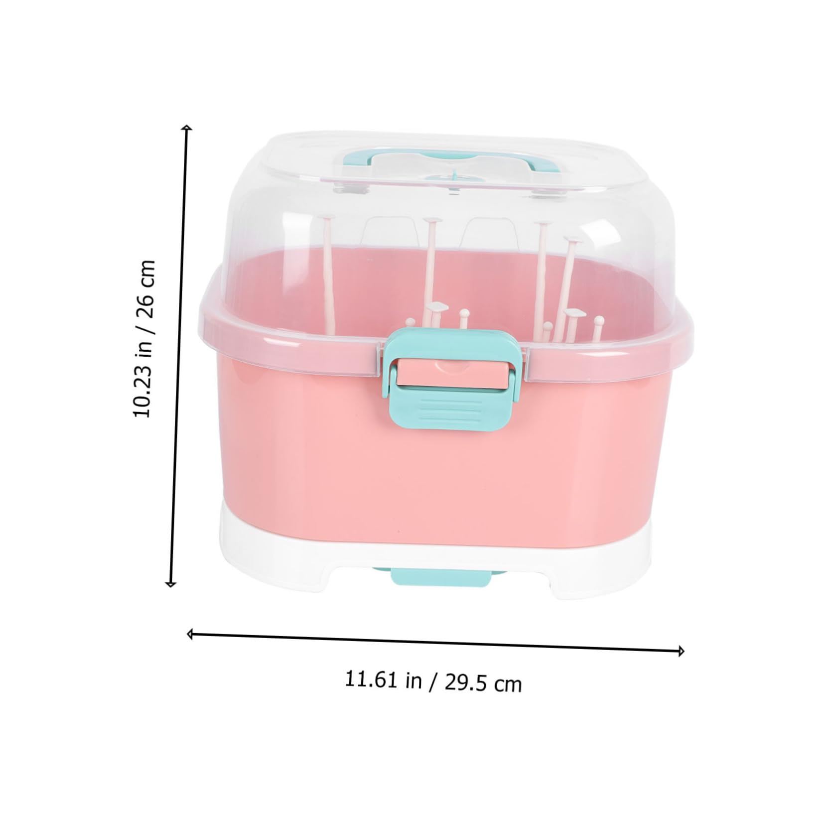 Égouttoir à Bouteilles pour Bébés Grosse Capacité, Design Détachable en PP, Panier à Égoutter et Séchage Rapide pour Biberons et Tétines