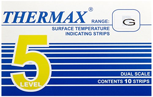 neoLab 3-1917 - Tiras indicadoras de temperatura (188 °C a 210 °C, 10 unidades)