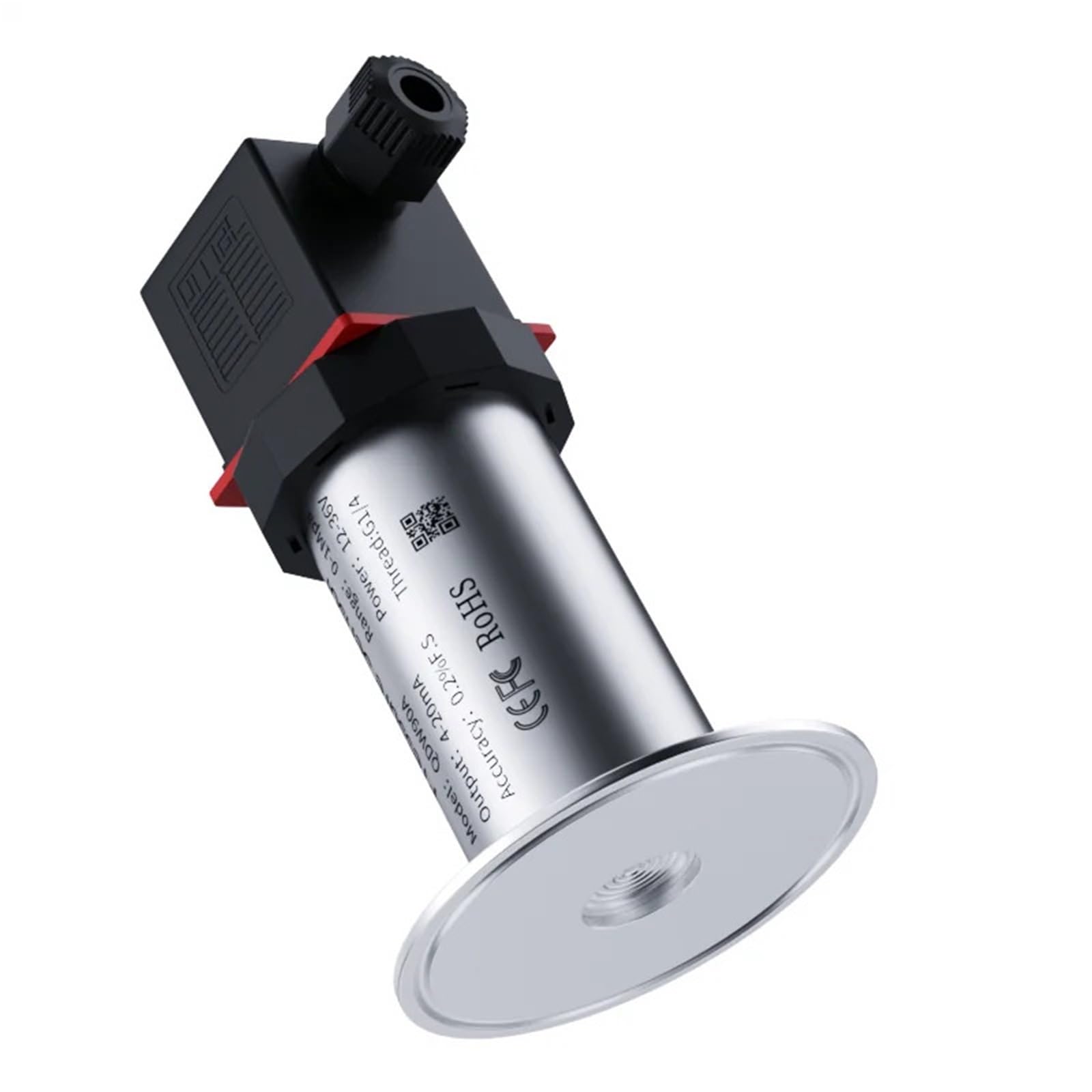 Transmisor de presión sanitaria película plana Tri-clamp 0-10V 4-20m Salida DC24V potencia 1 Uds(0-10V output,0-60bar)
