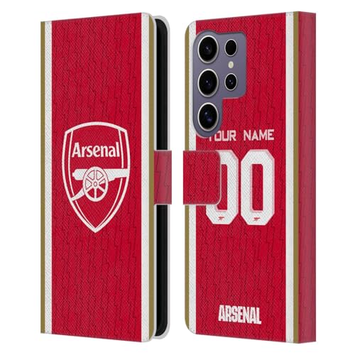 Protégez votre Samsung S25 Ultra des chutes avec la coque portefeuille en cuir Arsenal FC personnalisable