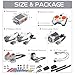 54PCS Power Function Motor Kit, Infrared Remote Control&Battery Pack Motor Set, Compatible with Lego Technic Sets, New Light Gray Electric Functions Motors and Gears, Kid&Adult