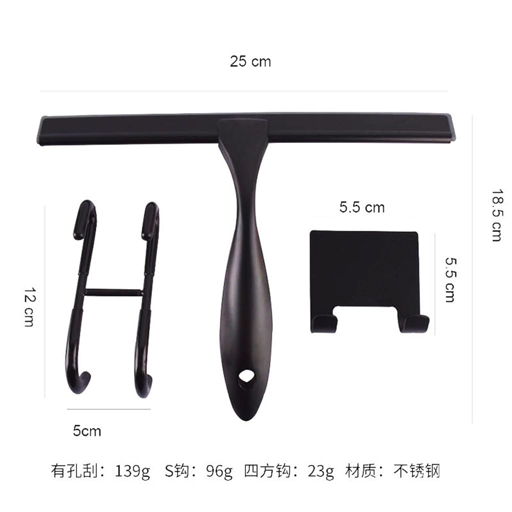 Rascador de limpiaparabrisas de un Solo Lado, Cepillo for Ventana, Herramienta de Limpieza, raspador de Vidrio for Espejo de baño