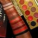 Afflano Red Eyeshadow Palette Makeup, Highly Pigmented Matte Shimmer Orange Warm Fall Sunset Tones Sparkle Eye Shadow Palettes,Long Lasting Soft Smokey Natural Vegan Metallic Make-Up Pallets 12 Color