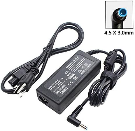 19.5V 2.31A 45W AC Adapter Laptop Charger for Hp Spectre X360 Stream 11 13 14 Elitebook Folio 1040 G1 G2 G3 Split 13 Pavilion X360 Touchsmart 15 13 M6 250 255 G3 G4 G5 Power Supply