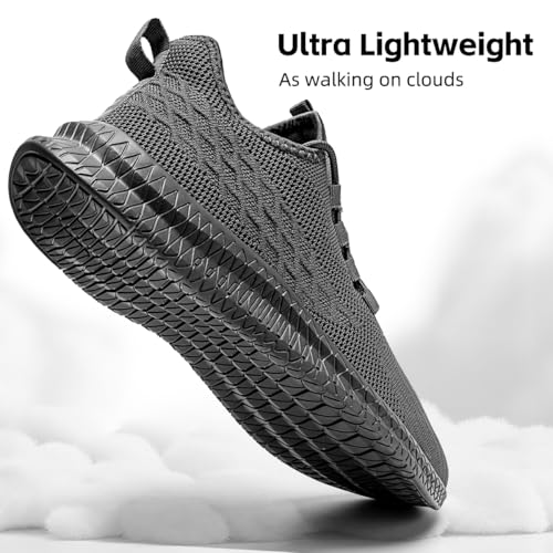 Image of Mens Slip On Walking Shoes Sneakers Running Shoes Trainers Athletic Gym Fitness Sport Shoes Non Slip Breathable Mesh Workout Fashion Breathable Comfortable