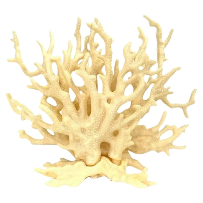 Image of Yellow Aquarium Coral Fish Tank Decorations Aquarium Landscape | Realistic coral aquarium decoration, 5.9 inch x 4.7 inch , suitable for fish, works for freshwater /saltwater tanks, easy to clean