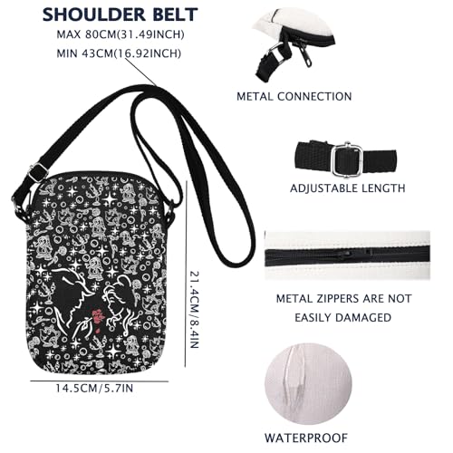 Beauty Beast Crossbody Bag Belle Beauty Princess Gift Princess Inspired Gifts Fairytale Lover Gift2