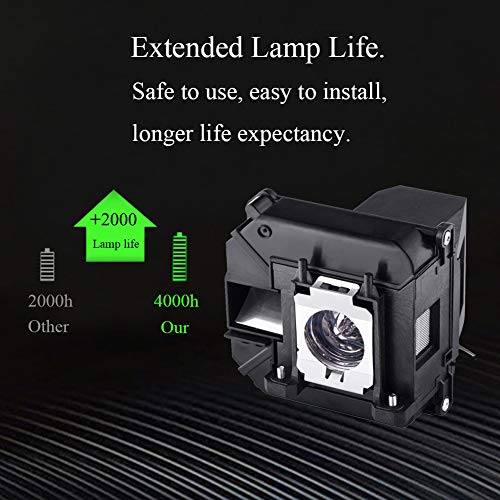 YOSUN v13h010l68 Projector Lamp for epson elplp68 PowerLite Home Cinema 3020 3010 3020e 3010e Replacement Projector Lamp Bulb