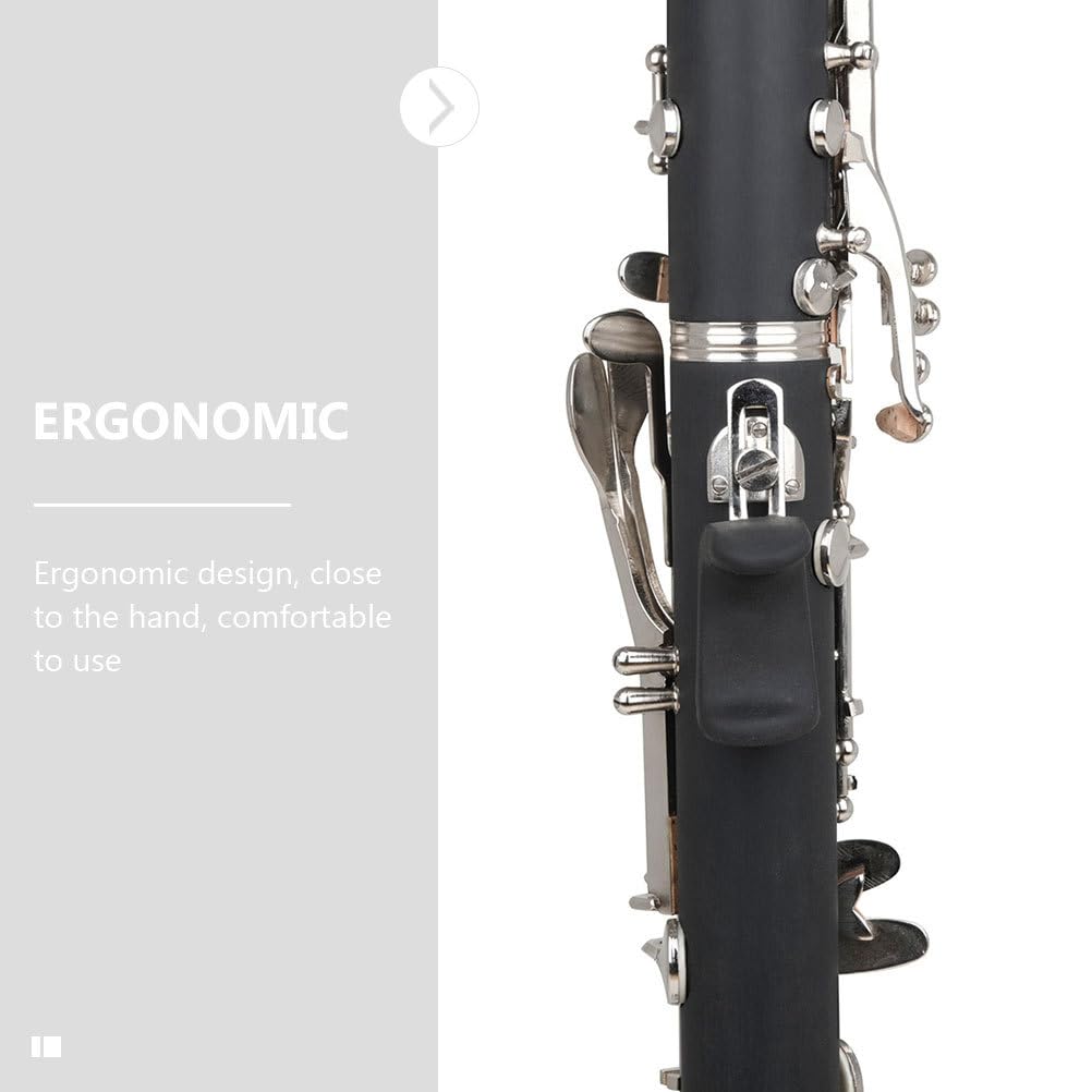 ifundom Klarinette Daumenruhe 5Er Set Aus Silikon Ergonomische Daumenstütze Für Klarinetten Zubehör Und Oboe Fingerhalter Komfortable Silikon-Fingerauflage 3.80X2.70X9.00 Cm