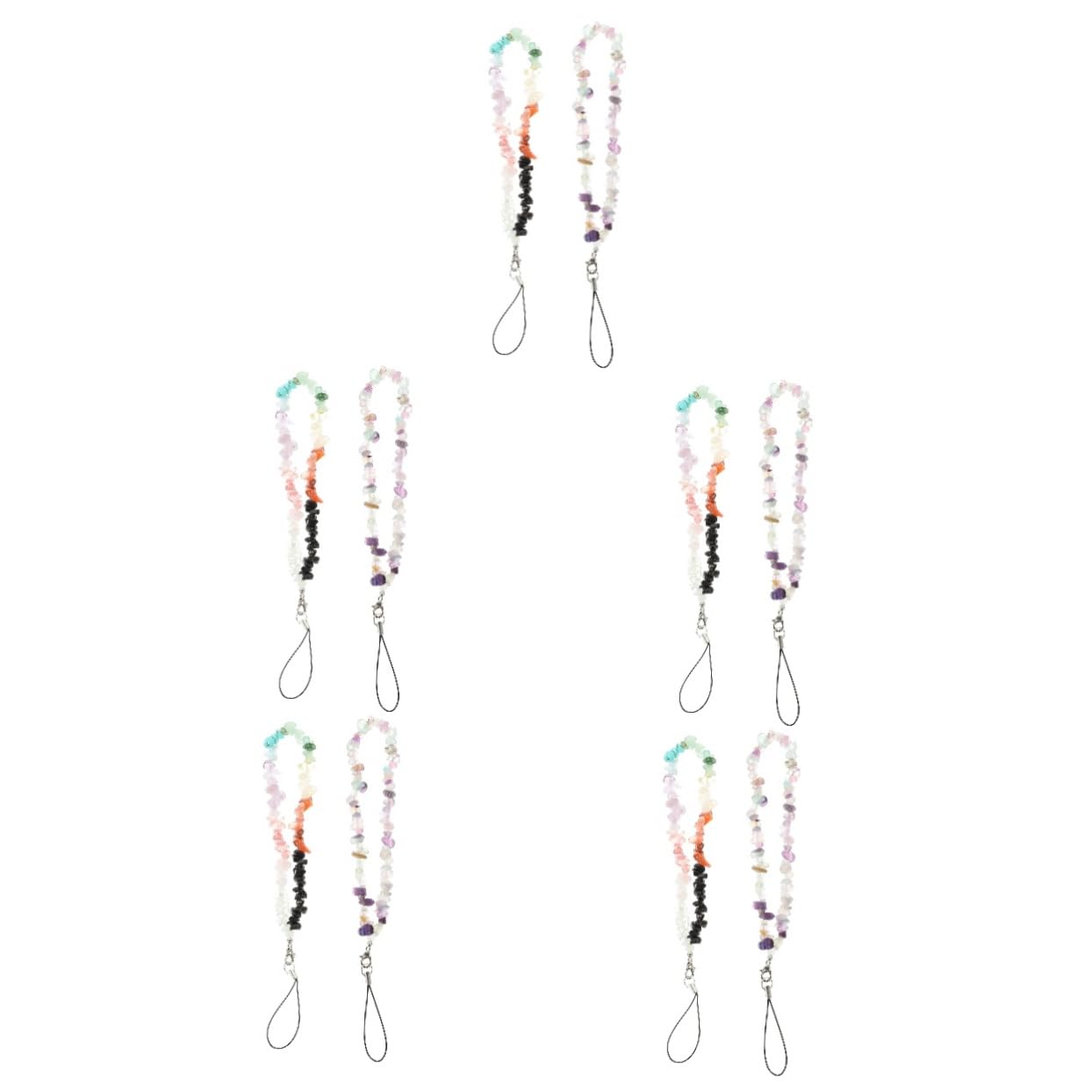 Artibetter Colgante De Cadena De Teléfono Móvil Cordón De Teléfono Delicado Cordón De Cuentas Para Teléfono Móvil Cordones Para Moviles Key Chain Cordón Colgante Grava