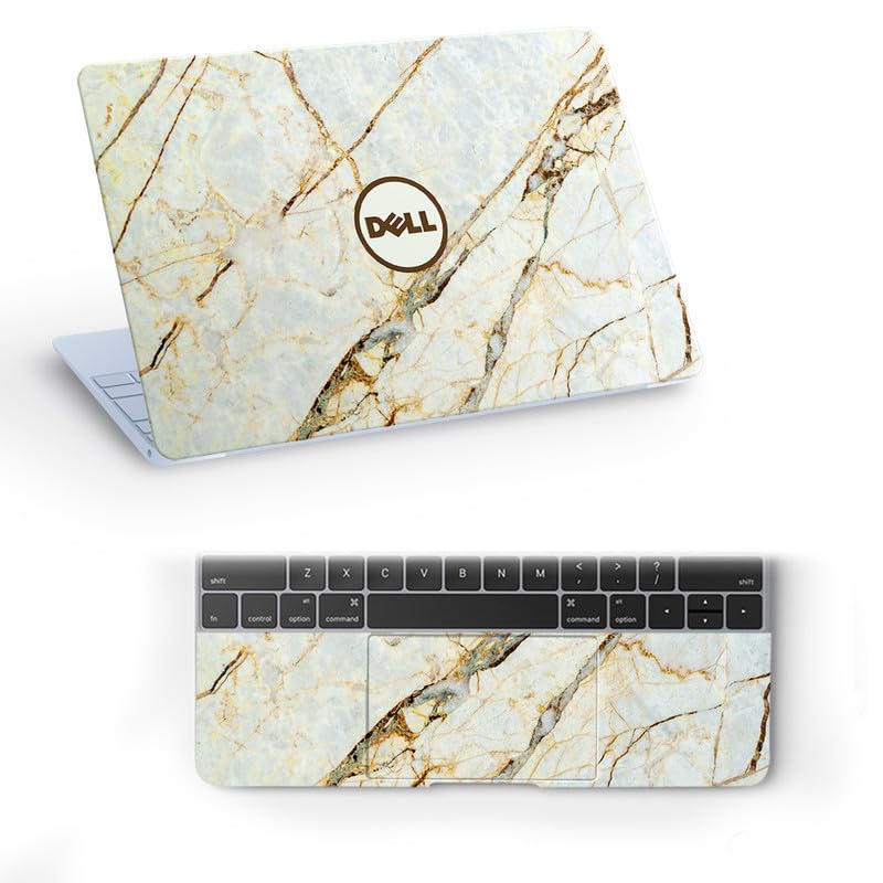 Image of Galaxsia Pattern DL227 Top+Wrist Pad Vinyl Laptop Skin /Sticker /Cover for 13 to 13.3 Inches Laptops Laminated-Removable-HD Quality Compatible for Dell (13x9.2 Inches)