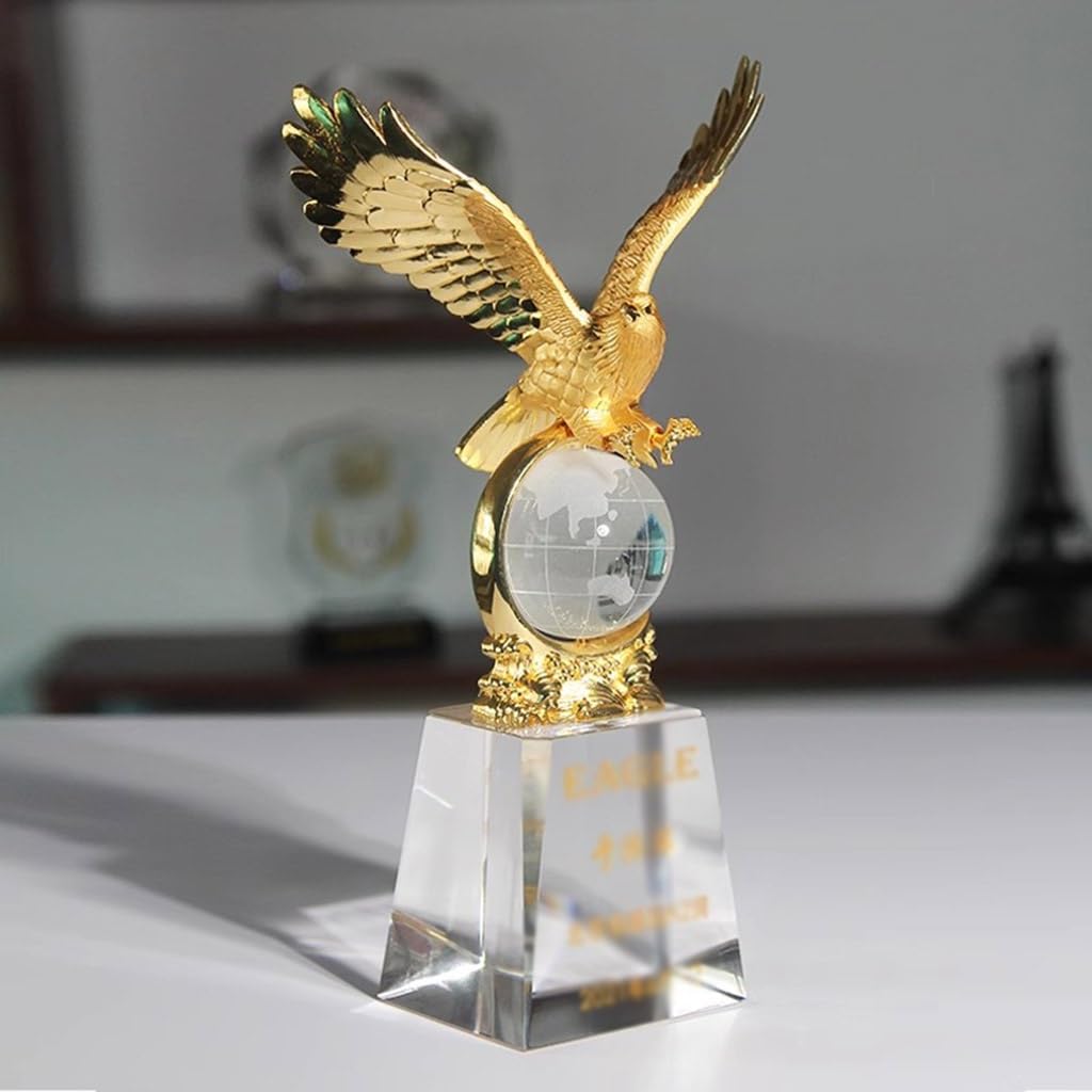 Pokale, Medaillen Auszeichnungen Souvenirtrophäe Zum Jubiläum Der Unternehmenskooperation Trophäe Aus Metall Schriftzug „Ehre Mit Trophäe“. Ornamente