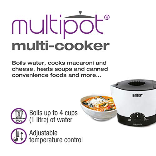 Salton MP1206 Multi-Pot, Boil up to 4-Cups of Water, White - Thumbnail 3