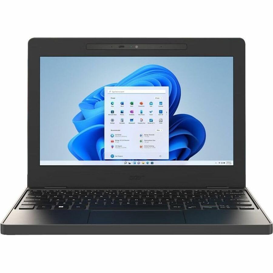 Image of Acer TravelMate B3 11 TMB311-34 TMB311-34-C6MZ 11.6 inch Notebook - HD - 60 Hz - Intel N-Series N150-4 GB - 128 GB Flash Memory - English Keyboard - Black