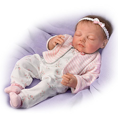 Dream Big, Little One Breathes and has a Heartbeat With Hand-Rooted Hair - So Truly Real Lifelike, Interactive & Realistic Newborn Baby Doll 19-inches  by The Ashton-Drake Galleries
