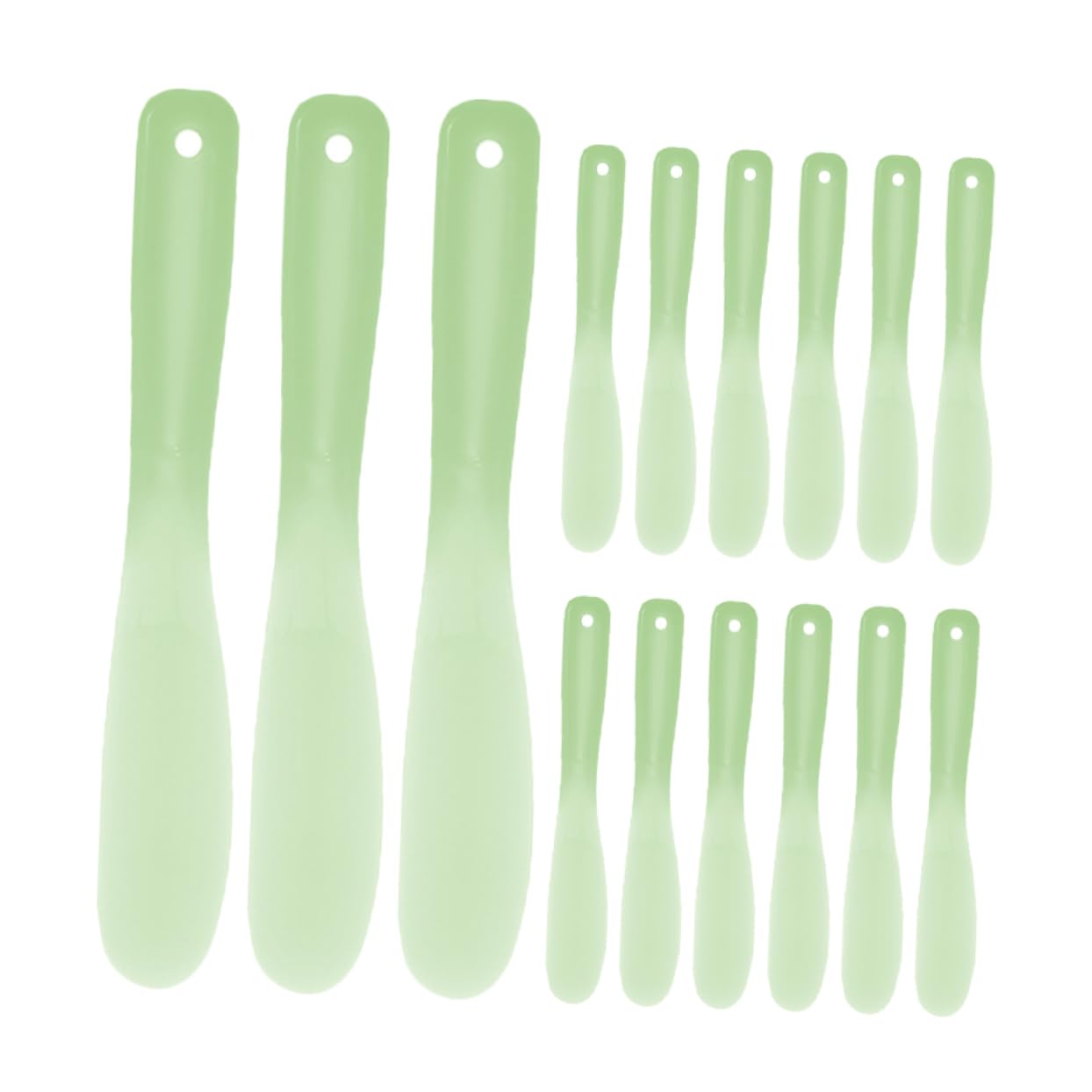 4 Juegos Palo De Máscara Productos Espátulas Cosméticas Minimaquillaje Hacer Producto De Maquillaje Utensilio Primicia Cosmética Green Gel De Sílice Reutilizable 20 Piezas * 4 Beaupretty