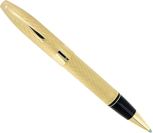 Sheaffer Legacy II Made in USA Heritage Kings Gold 855 - Bolígrafo de punta redonda