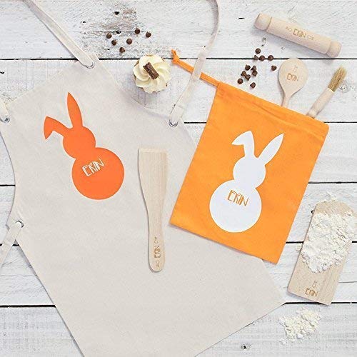 Personalised Childrens Baking Set Baking Utensils Engraved Utensil