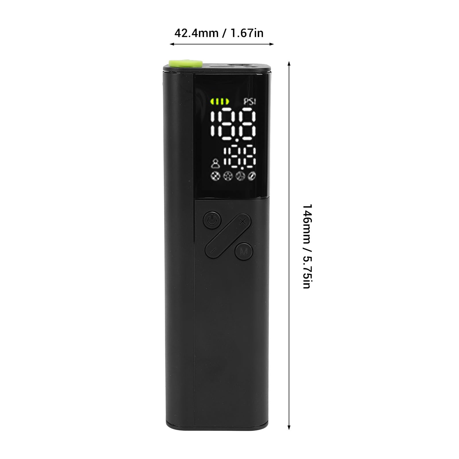 Eujgoov Pompa Ad Aria Portatile Elettrica con Pompa a Sfera Automatica