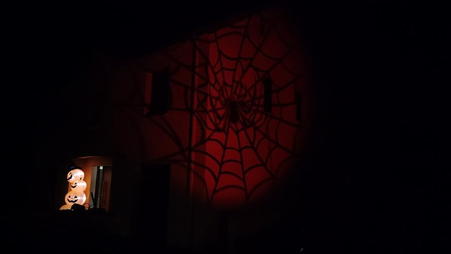 Proiettore 3D IShabao Per Halloween Con Scheletro Rosso Dinamico - LED Impermeabile Con Timer Per Decorazioni Casa E Giardino