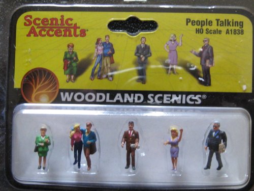 Figurine parlante à échelle HO Scenic-Accents A1838 pour décor de modélisme ferroviaire