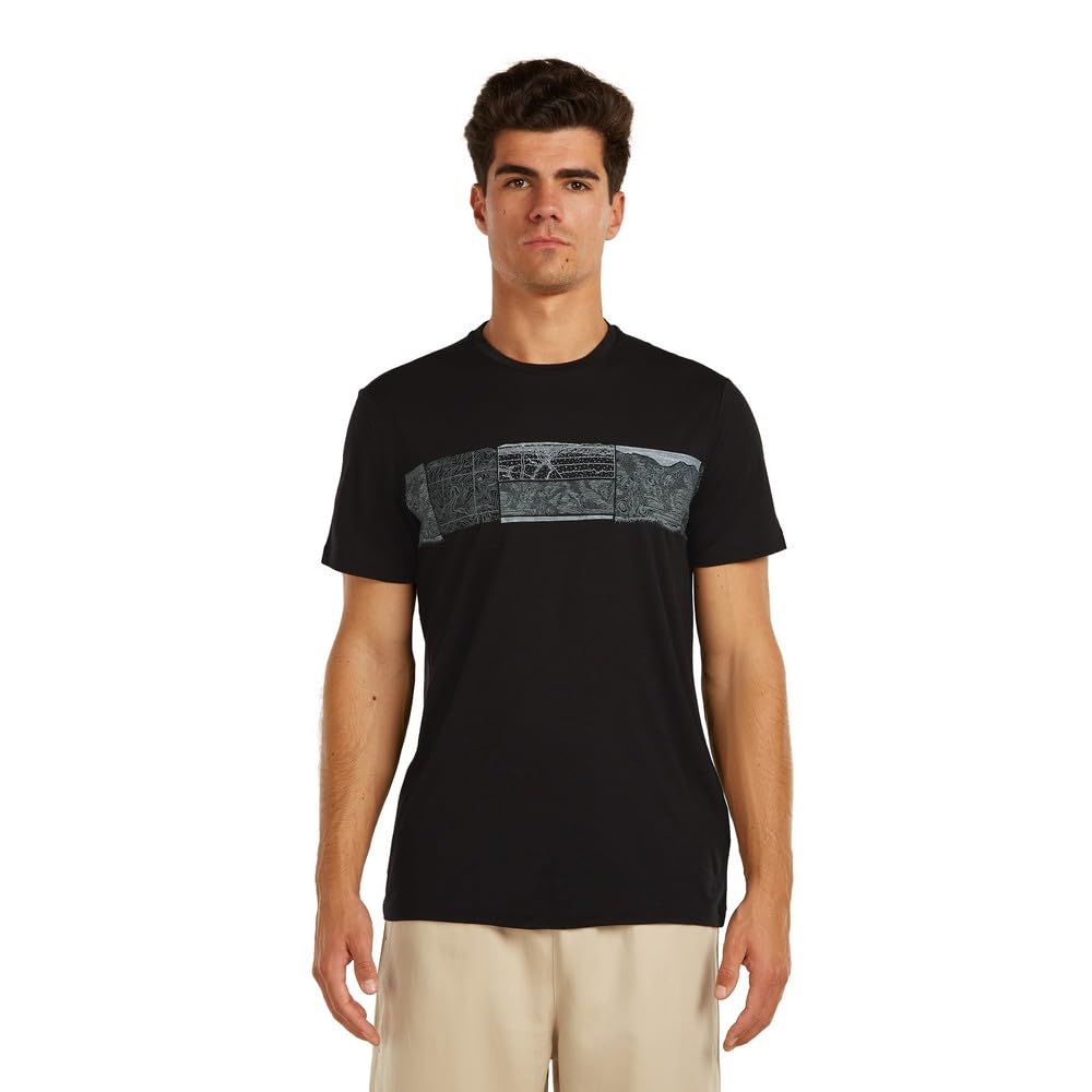 Icebreaker Merino 150 Tech Lite Elevation Line Short Sleeve T-Shirt M