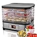 Produktbild Ncient Dörrautomat mit Temperaturregler (max.180 F, 250W) 5 höhenverstellbare Etagen, Dörrgerät Dörrapparat Obsttrockner Dehydrator für Lebensmittel