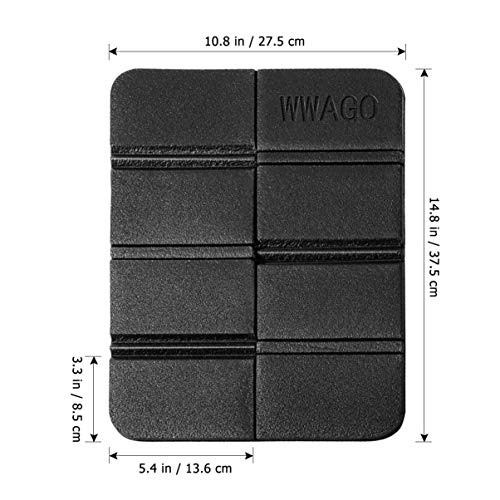 Tapete dobrável de espuma XPE da VOSAREA, 5 peças, tapete de assento impermeável para acampamento ao